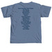 Your County. Your Coast., a Blue Jean Comfort Colors Unisex Tee (back-view)