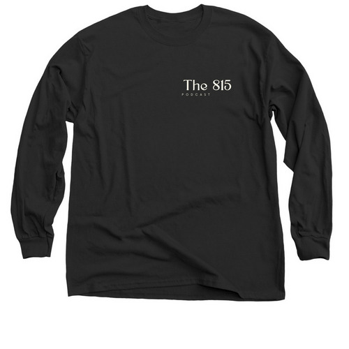 The 815 Retro Arcade, a Black Classic Long Sleeve Tee