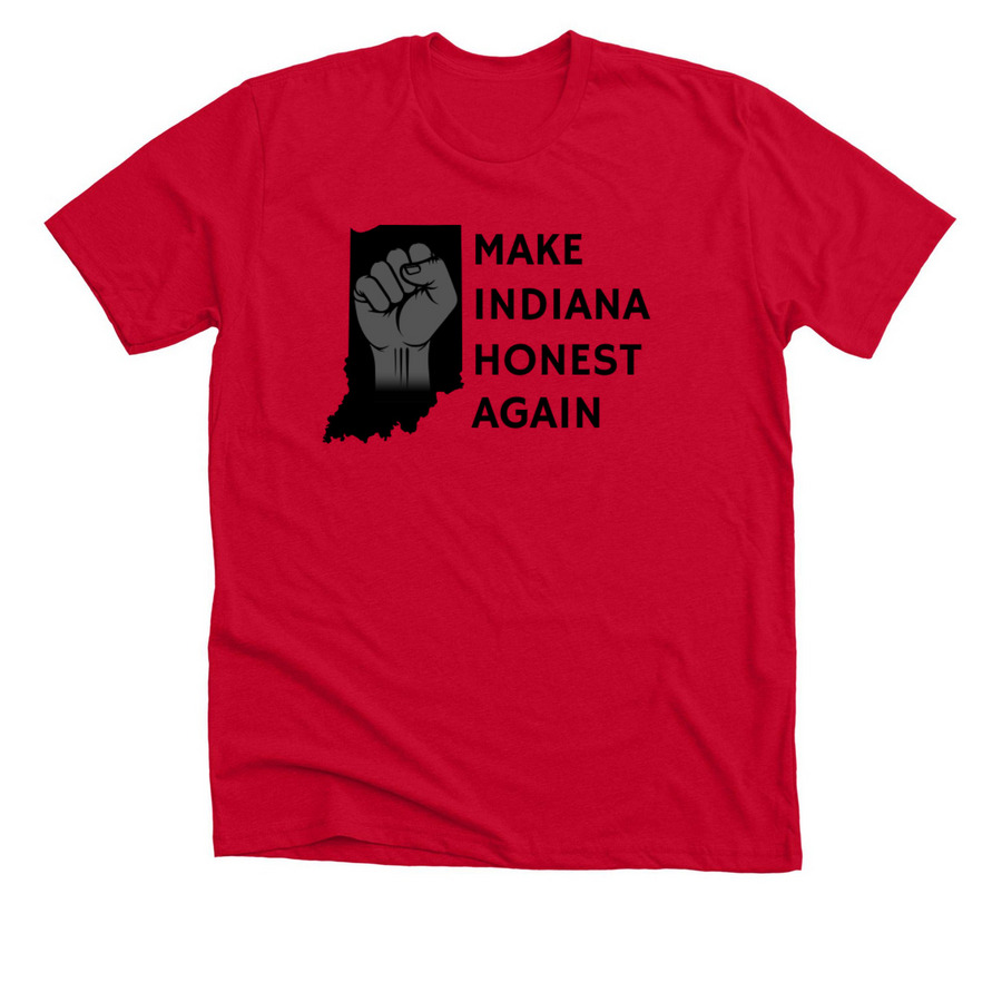 MIHA, a Solid Red Blend Premium Unisex Tee