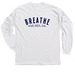 Living Ventilated is my jam (shirt), a White Classic Long Sleeve Tee (back-view)