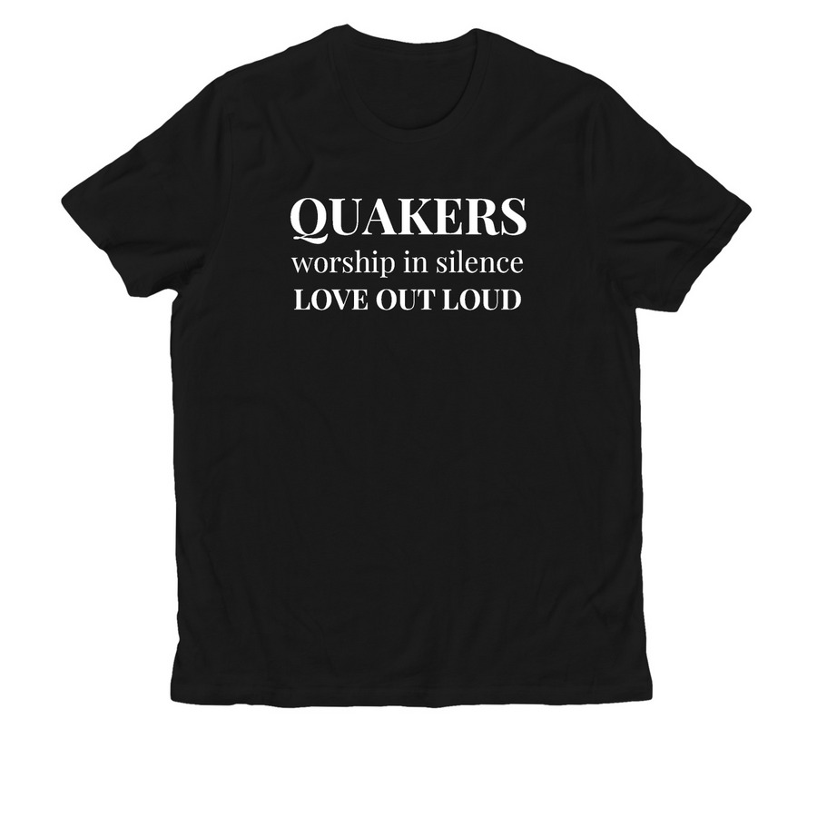 Love Out Loud, a Deep Black Allmade Organic Cotton Unisex Tee