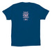 Cuckoo for Colour Tee, a Cool Blue Premium Cotton Tee