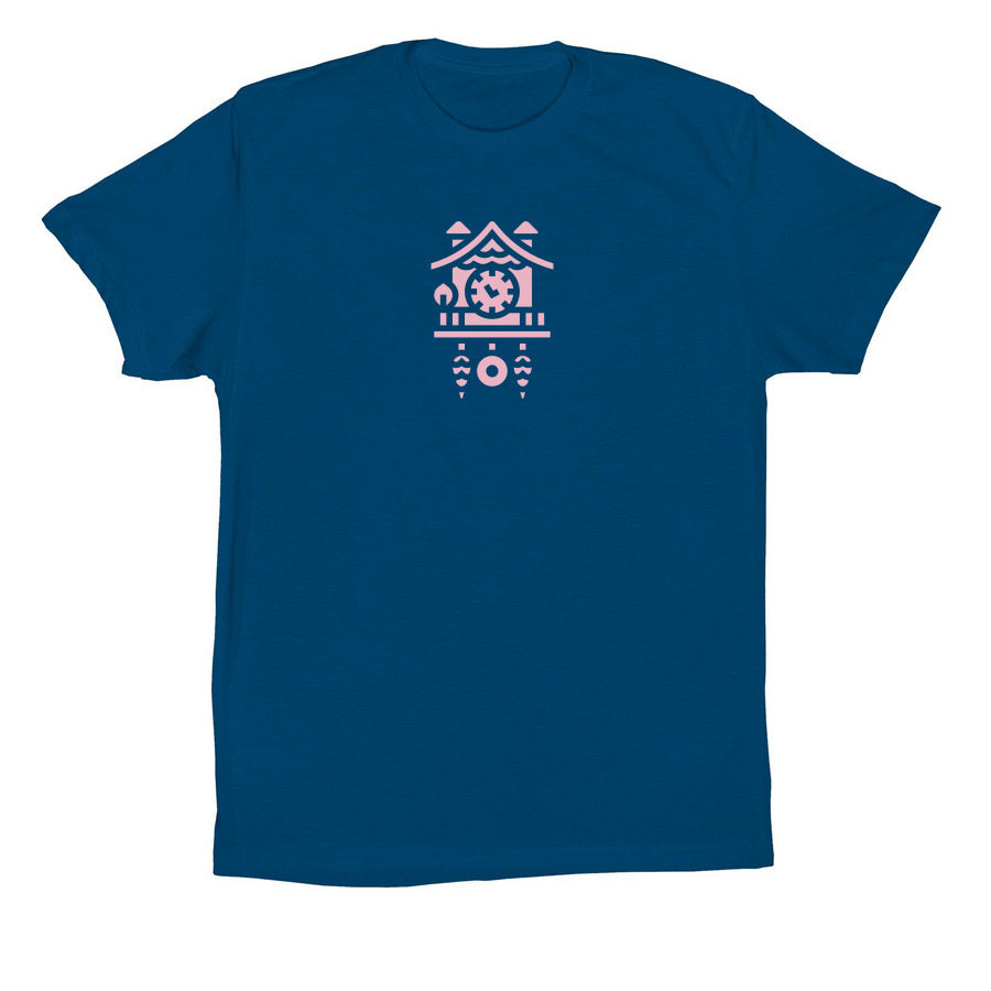 Cuckoo for Colour Tee, a Cool Blue Premium Cotton Tee