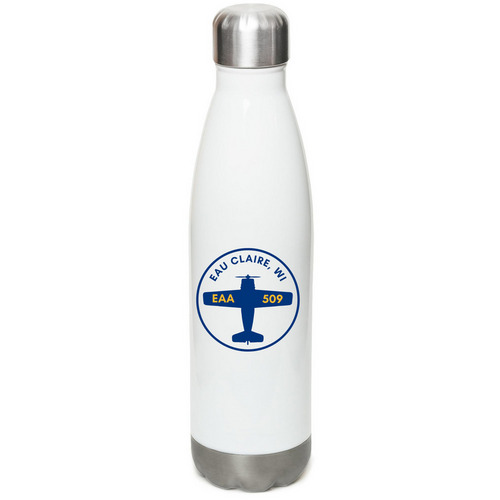 Water Bottles, a White Stainless Steel Water Bottle