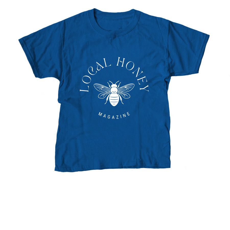 Local Honey Magazine, a Royal Blue Youth Unisex Tee