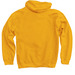Middling Podcast Apparel, a Gold Pullover Hoodie (back-view)