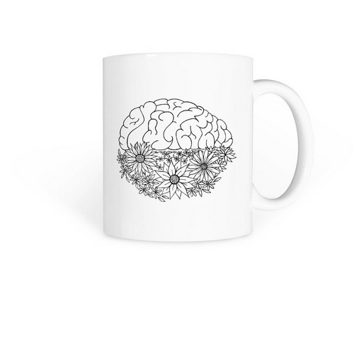 Mental Health Matters Mug, a White Coffee Mug