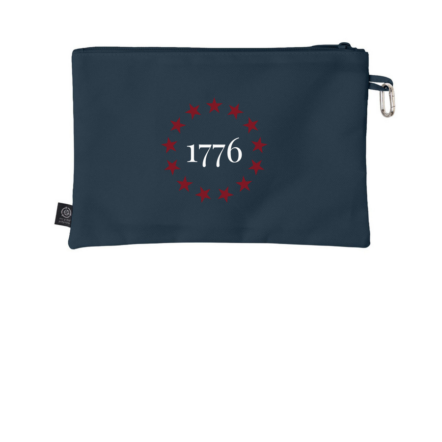 America 250 - pouch, a Pacific Grove Go-Go Pouch (back-view)