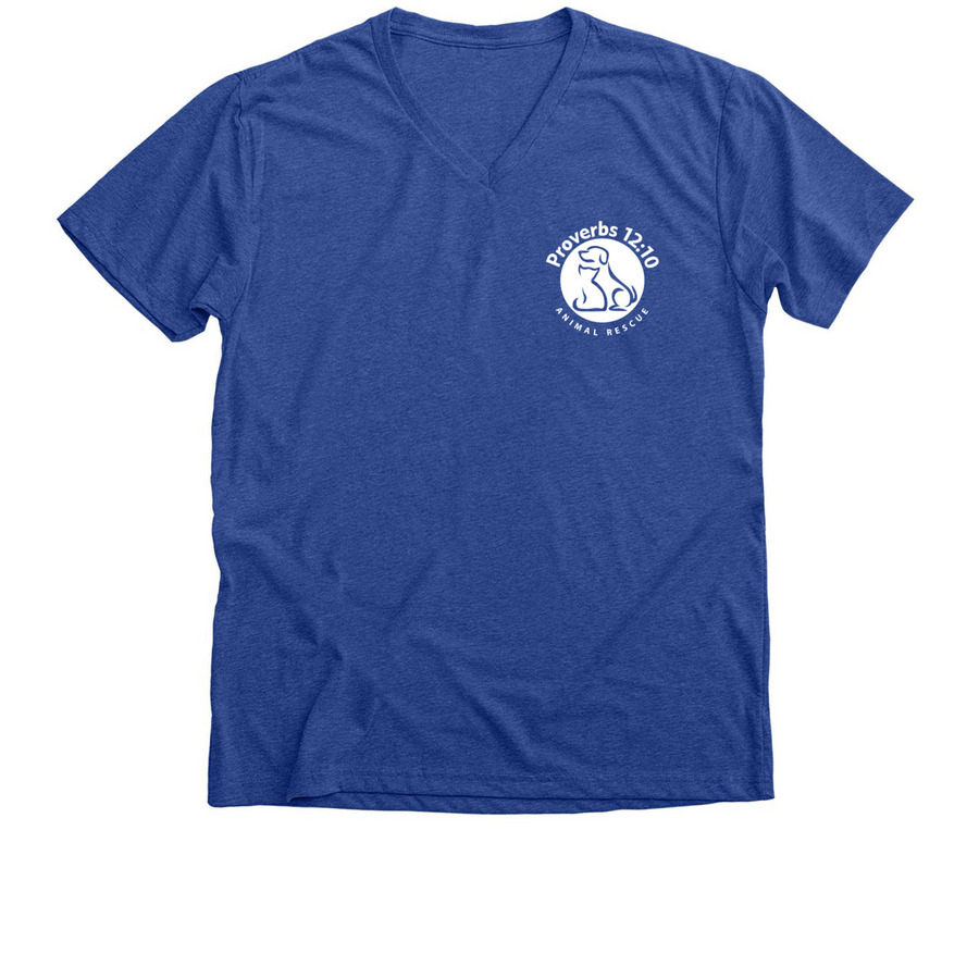Spay & Neuter (Cat), a Heather True Royal Premium V-Neck Tee