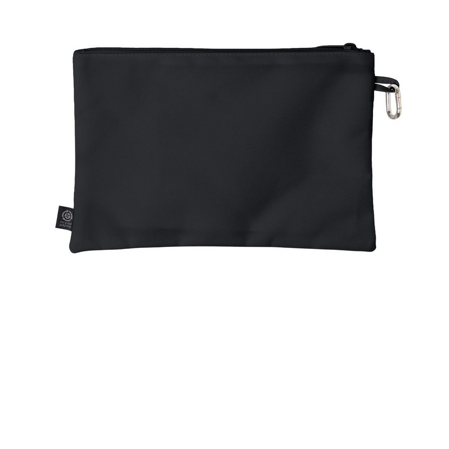 Terrifying Wall Street Pouch, Dark, a Black Grove Go-Go Pouch (back-view)