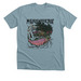 Save our Salmon Tee, a Heather Blue Lagoon Premium Unisex Tee