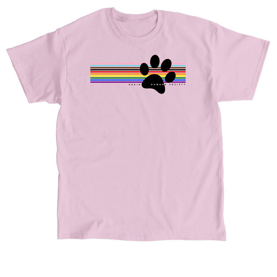 Dakin PRIDE Paw Print, a Light Pink Classic Unisex Tee