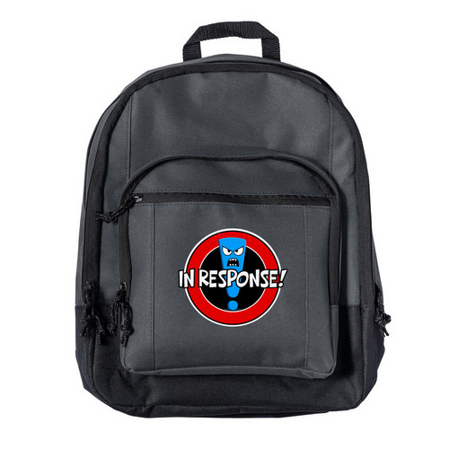 In Response! Backpack, a Dark Charcoal Everyday Backpack