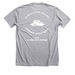 Apparently I have an attitude, a Athletic Heather Premium Unisex Tee (back-view)