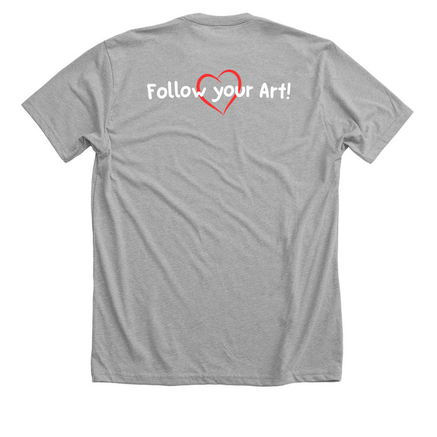 Appalachian Society of the Arts Shirts, a Athletic Heather Premium Unisex Tee (back-view)