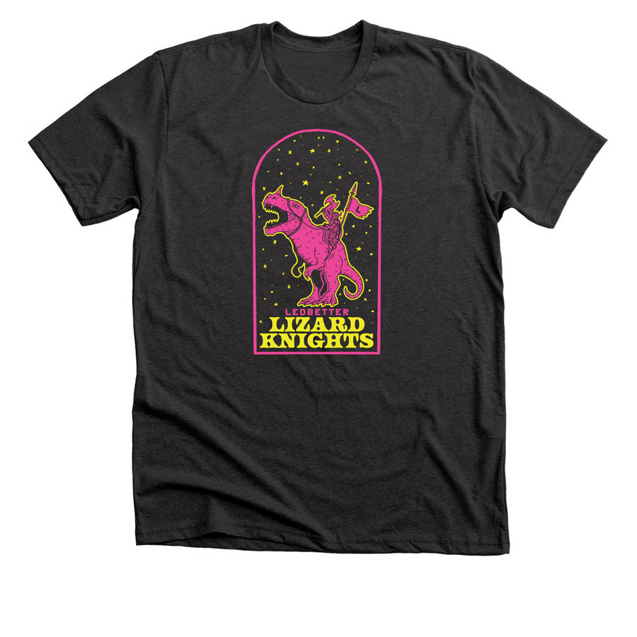 Ledbetter Lizard Knights, a Dark Grey Heather Premium Unisex Tee