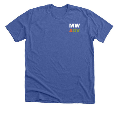 MW4OV Tees, a Solid True Royal Premium Unisex Tee