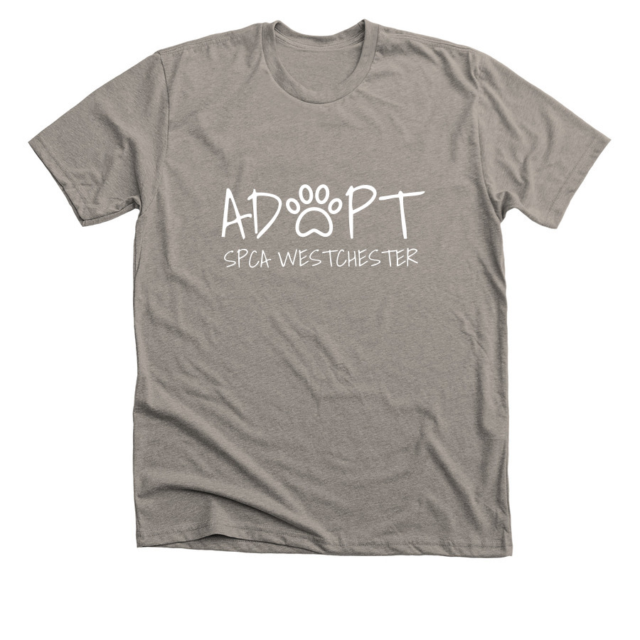 Adopt @ SPCA Westchester, a Heather Stone Premium Unisex Tee