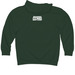 Motivated by mountains, a Alpine Green Midweight Pullover Hoodie (back-view)