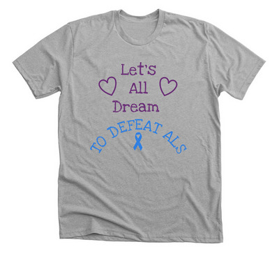 Let?s All Dream, a Athletic Heather Premium Unisex Tee