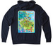 A Future Together, a Night Sky Navy Allmade Organic French Terry Pullover Hoodie (back-view)