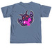 Mothman Loves You&nbsp;, a Blue Jean Comfort Colors Unisex Tee (back-view)