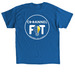 Channel Fit, a Royal Classic Unisex Tee (back-view)