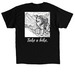 Take a hike., a Black Classic Unisex Tee (back-view)