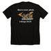 Burn Your Plow, a Solid Black Blend Premium Unisex Tee (back-view)