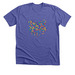 Lazy Bear Disco Tee, a Heather Lapis Premium Unisex Tee