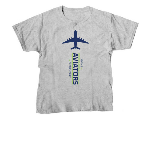 Aviator Soar: Youth, a Sport Grey Youth Unisex Tee