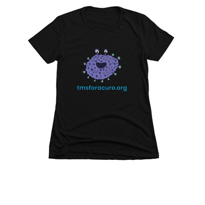 Mattie the Mast Cell Shirt, a Black Women's Slim Fit Tee