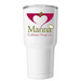 Culinary Tumbler, a White Insulated Tumbler