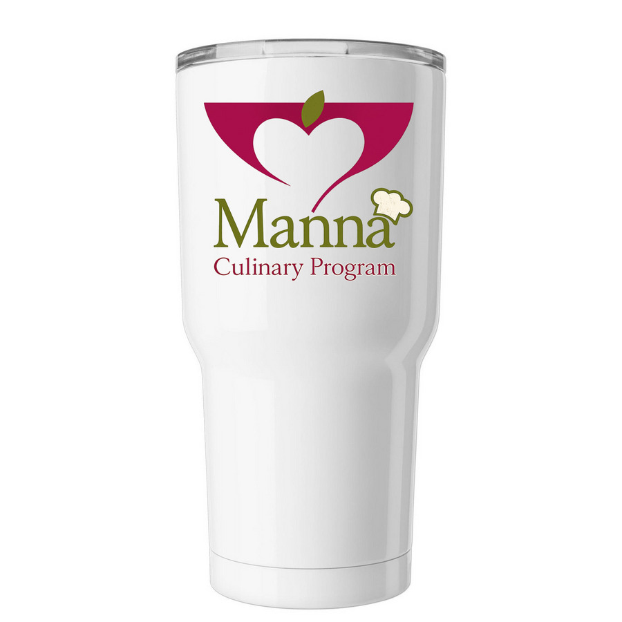 Culinary Tumbler, a White Insulated Tumbler