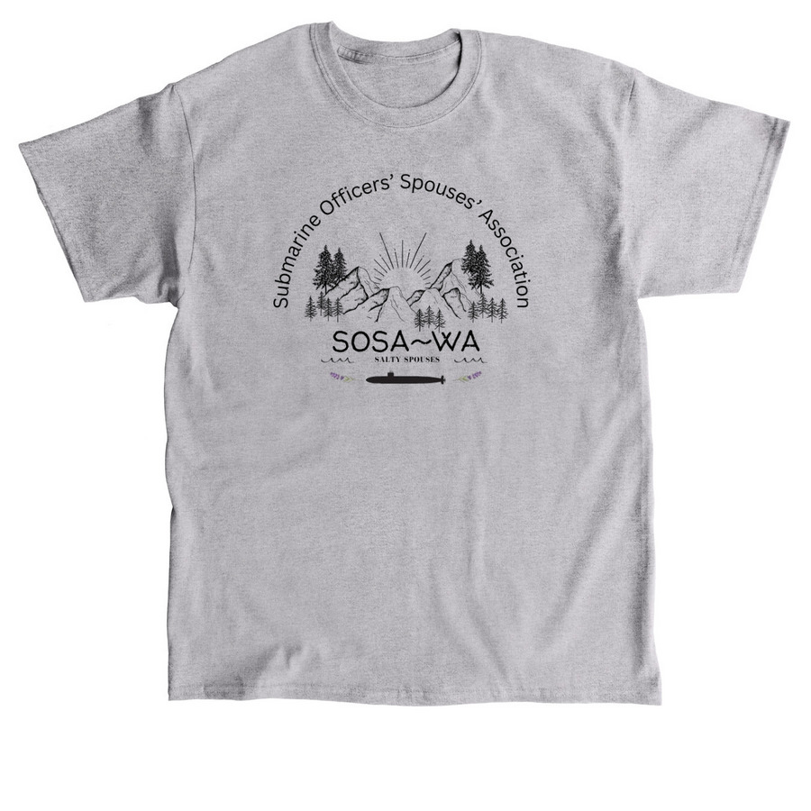 SOSA-WA Logo 2, a Sport Grey Classic Unisex Tee