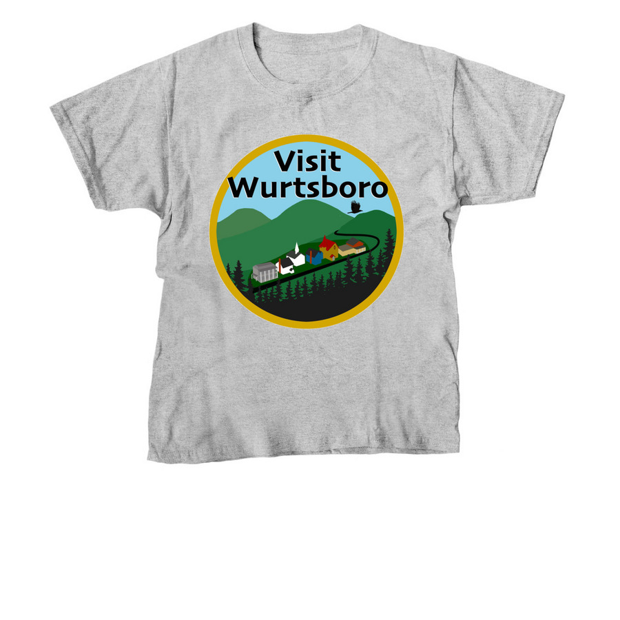 Visit Wurtsboro Merch!, a Sport Grey Youth Unisex Tee