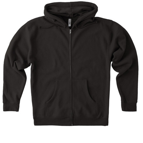 AAP MC, a Black Heavyweight Zip Up Hoodie