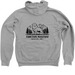 Mountain Mastiff&nbsp;, a Athletic Heather Zip Up Hoodie (back-view)