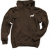 EASILY DISTRACTED BY WIENERS, a Dark Chocolate Pullover Hoodie