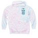 WINGS Field Trip Adult Tie Dye Hoodie, a Cotton Candy Tie Dye Pullover Hoodie