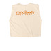 Get in the Groove, a Faded Cream Women's Heavyweight Garment Dye Muscle Tee (back-view)