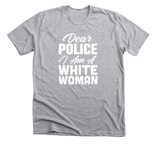 NBJC Dear Police, a Athletic Heather Premium Unisex Tee