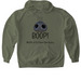 Evie Boop!, a Military Green Gildan Softstyle Pullover Hoodie