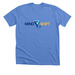 Mind Shift Tee, a Heather Columbia Blue Premium Unisex Tee