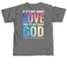 2024 Pride Shirt, a Grey Comfort Colors Unisex Tee (back-view)