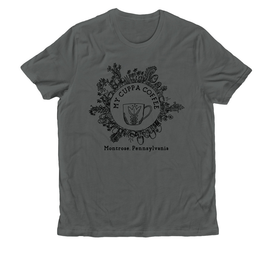 My Cuppa Shirts, a Terrain Grey Allmade Organic Cotton Unisex Tee