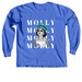 MMF Shirt, a Flo Blue Comfort Colors Long Sleeve Tee