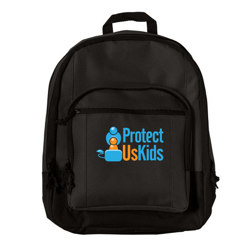 CARRY THE MISSION., a Black Everyday Backpack