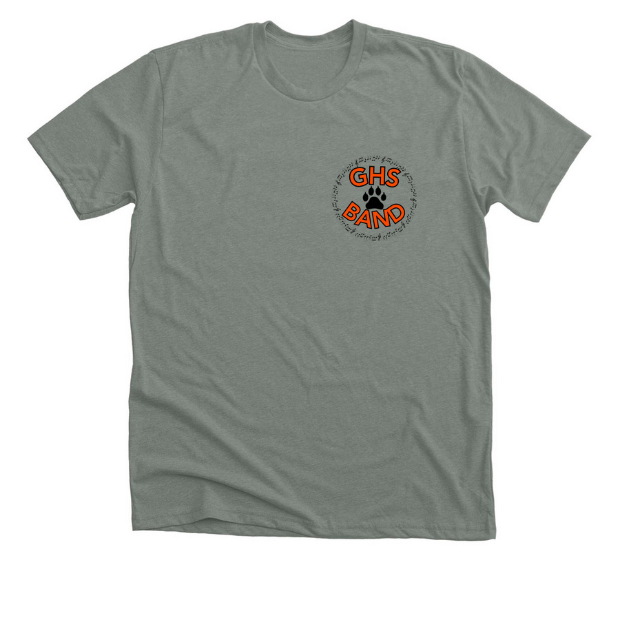 Grissom "Band Dad", a Deep Heather Premium Unisex Tee