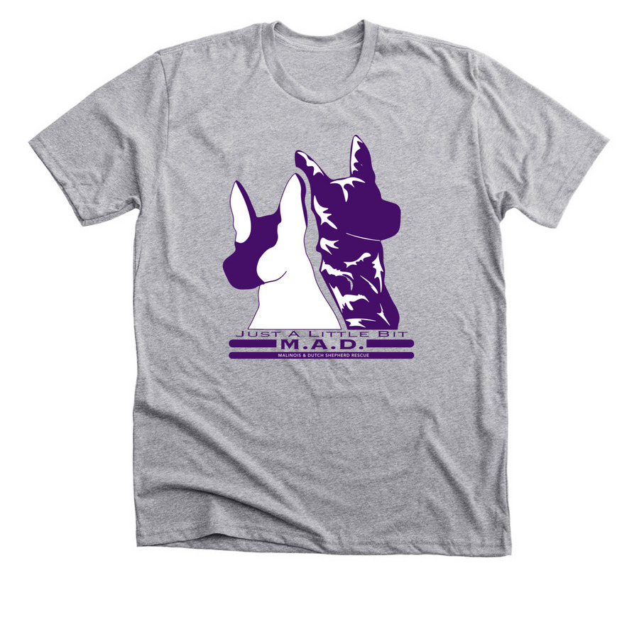 Just A Little Bit MAD, a Athletic Heather Premium Unisex Tee